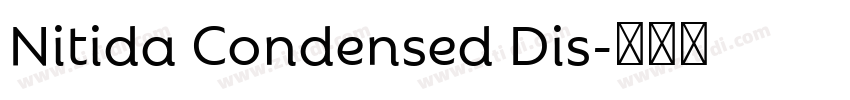 Nitida Condensed Dis字体转换